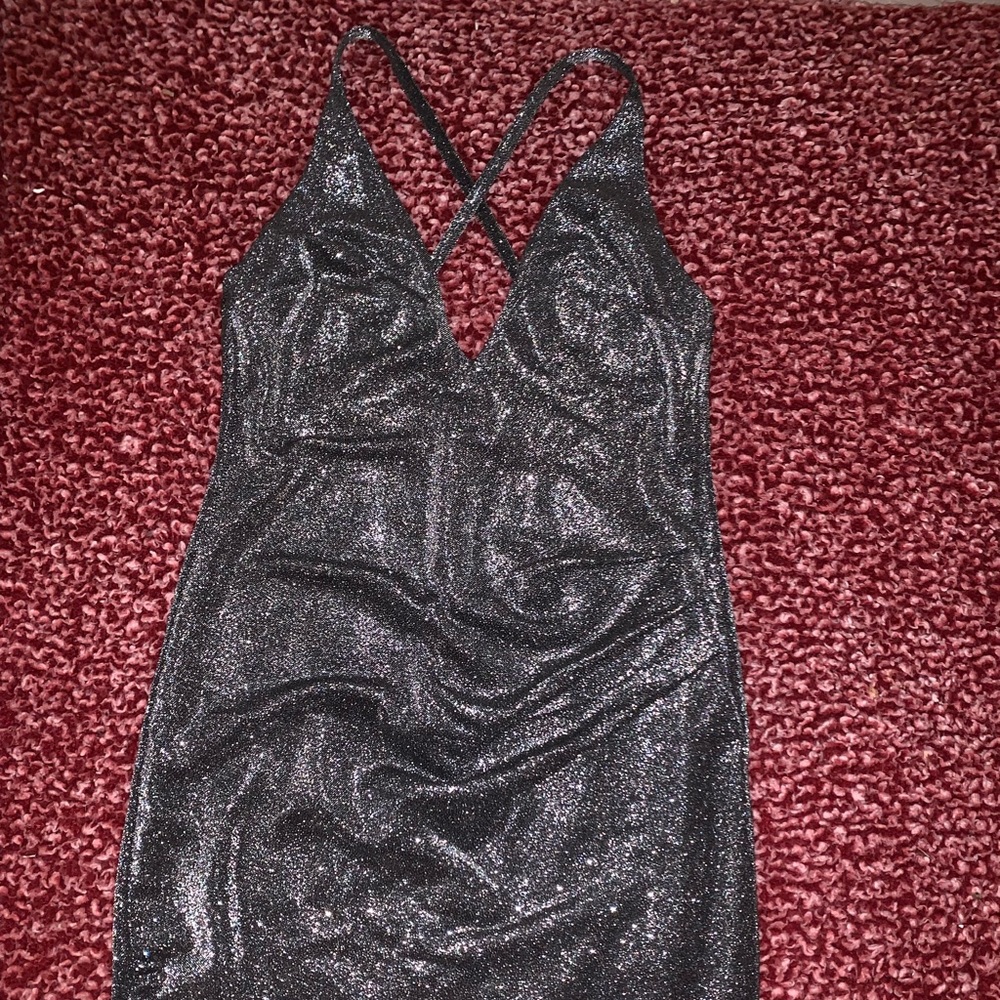 New,only worn once mini sparkly dress